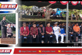 Upacara Hari Pahlawan di Alor