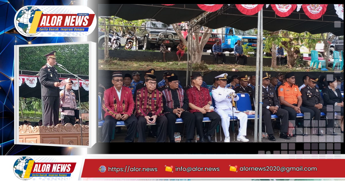 Upacara Hari Pahlawan di Alor