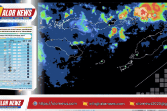 Cuaca ekstrem melanda Alor periode 6–7 Desember 2025. BMKG NTT mengimbau warga waspada angin kencang, gelombang tinggi, hujan lebat. Info lengkap di sini.