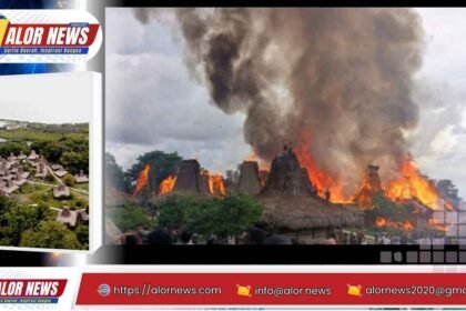 Kebakaran Besar Hanguskan 28 Rumah Adat Waruwora di Sumba Barat – Kerugian Budaya Tak Tergantikan