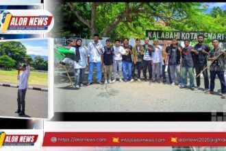 Jelang 1 Tahun Pemerintahan Kabupaten Alor, HMI Gelar Aksi Mimbar Bebas