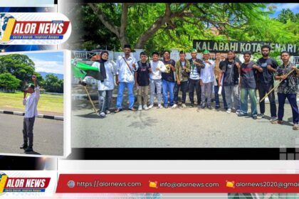 Jelang 1 Tahun Pemerintahan Kabupaten Alor, HMI Gelar Aksi Mimbar Bebas