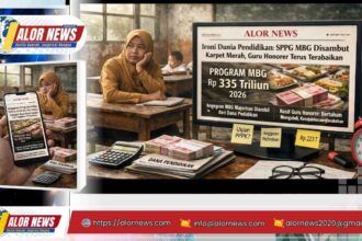 Ilustrasi ironi kebijakan pendidikan antara program Makan Bergizi Gratis dan nasib guru honorer
