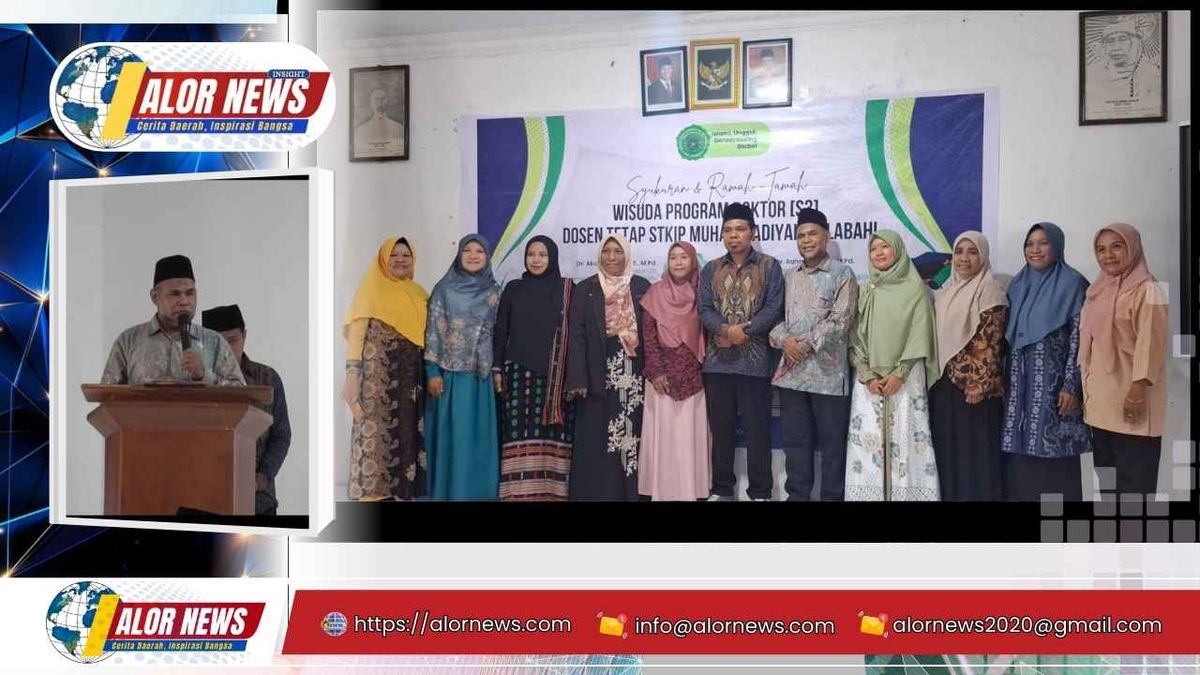 STKIP Muhammadiyah Kalabahi menggelar syukuran dua dosen yang meraih gelar doktor. Kehadiran doktor perkuat SDM dan pengembangan kampus di Alor.