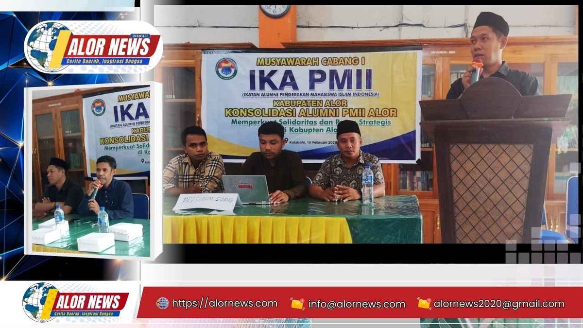Musyawarah I IKA PMII Kabupaten Alor di Aula MAN Alor yang menetapkan Abdul Saka sebagai ketua periode 2026–2031
