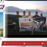 Petugas MWC NU Pantar Barat melakukan rukyatul hilal di ufuk barat Desa Bagang Kabupaten Alor menjelang penentuan awal Ramadan 1447 H