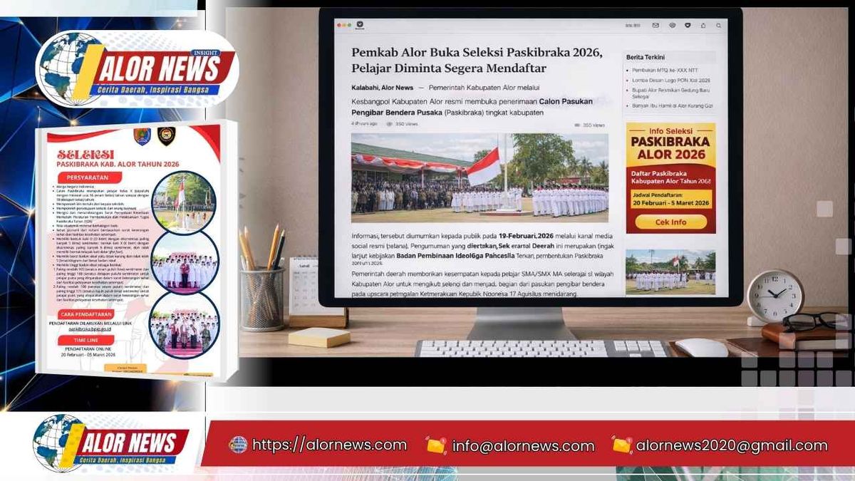 Pengumuman Badan Kesatuan Bangsa dan Politik (Kesbangpol) Kabupaten Alor tentang pendataan organisasi kemasyarakatan tahun 2026