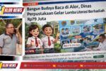 Poster lomba literasi yang diselenggarakan Dinas Kearsipan dan Perpustakaan Kabupaten Alor tahun 2026