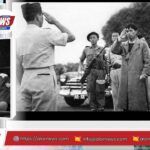 Foto bersejarah Serangan Umum 1 Maret 1949 di Yogyakarta bersama Sri Sultan Hamengkubuwono IX dan Letkol Soeharto.