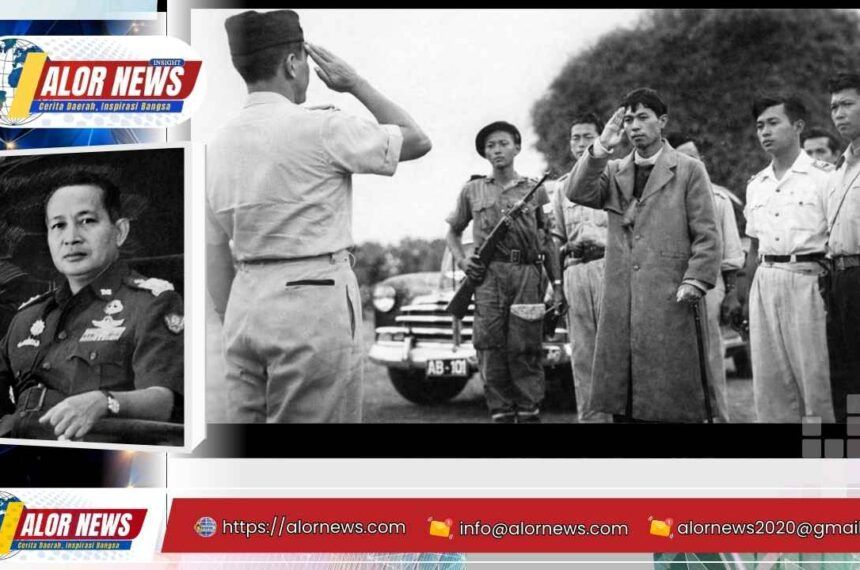 Foto bersejarah Serangan Umum 1 Maret 1949 di Yogyakarta bersama Sri Sultan Hamengkubuwono IX dan Letkol Soeharto.