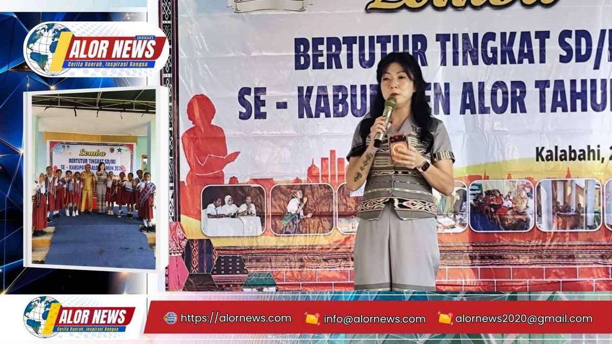 Kegiatan literasi anak di Perpustakaan Daerah Alor