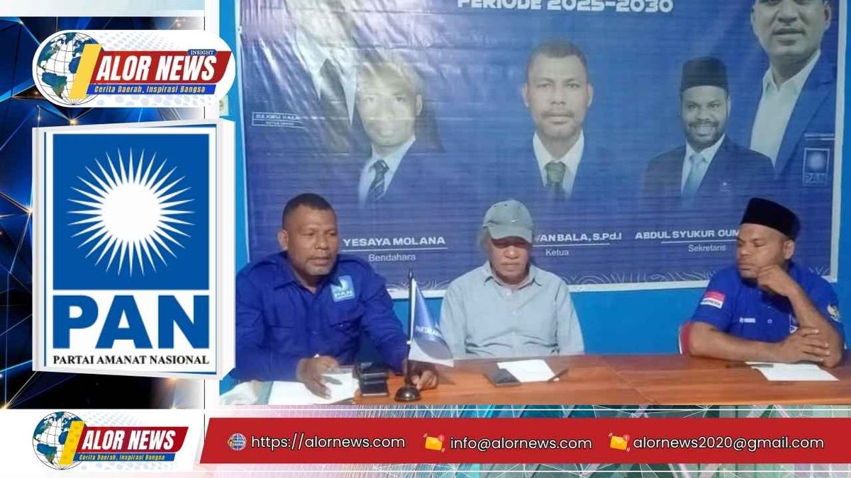 Kegiatan rapat DPD PAN Alor membahas persiapan Muscab serentak untuk pemilihan Ketua DPC tingkat kecamatan
