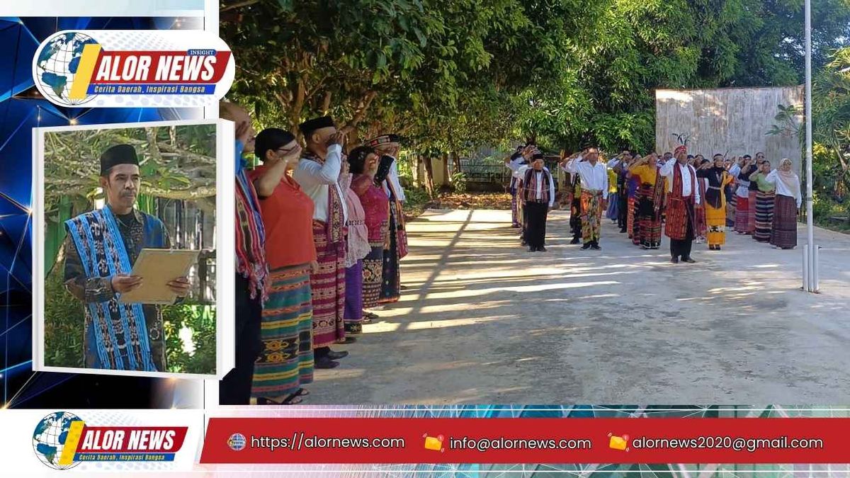 Upacara Hardiknas 2026 di Kantor Kemenag Kabupaten Alor