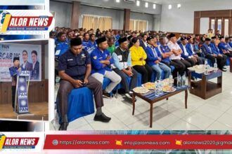Wakil Bupati Alor Rocky Winaryo menghadiri Muscab serentak DPC PAN se-Kabupaten Alor di Aula Kopdit Tribuana Kalabahi bersama DPW PAN NTT, anggota legislatif, kader, dan relawan