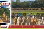 Sekretaris Daerah Kabupaten Alor, Melkisedek Bely, memimpin apel gabungan ASN di halaman Kantor Bupati Alor, Senin 11 Mei 2026.