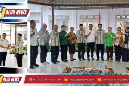 Kegiatan “Tahula” Kemenag Alor kepada panitia PGI Nasional 2026 di Kalabahi