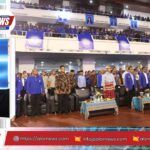 Gubernur NTT Melki Laka Lena dan Wakil Gubernur Johni Asadoma menghadiri pelantikan pengurus PAN se-NTT di Grha Cendana Universitas Nusa Cendana Kupang.