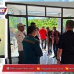 Kakanwil Ditjen Imigrasi NTT Arvin Gumilang bersama Wakil Bupati Alor Rocky Winaryo meninjau PLBT Maritaing Kecamatan Alor Timur menuju pengembangan PLBN Laut