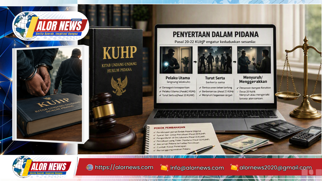 Penyertaan dalam Tindak Pidana: Pengertian, Jenis, dan Pertanggungjawaban Menurut KUHP 2023
