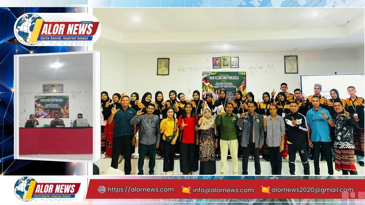 Kegiatan peringatan Hari Kesaktian Pancasila oleh STKIP Muhammadiyah Kalabahi bersama pelajar Alor.